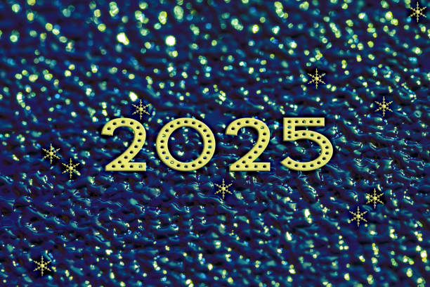 istock New Year 2025 on a blue glittering background 2176979330