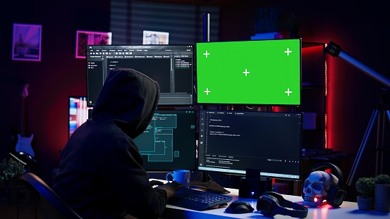 Evil Engineering Job Evil It Engineer Using Chroma Key Pc Displays To Build Script Tricking ...