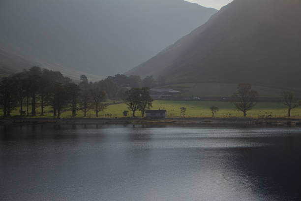View across the moor towards Haweswater reservoir in the Lake District region of England, on a typical summer’s day.