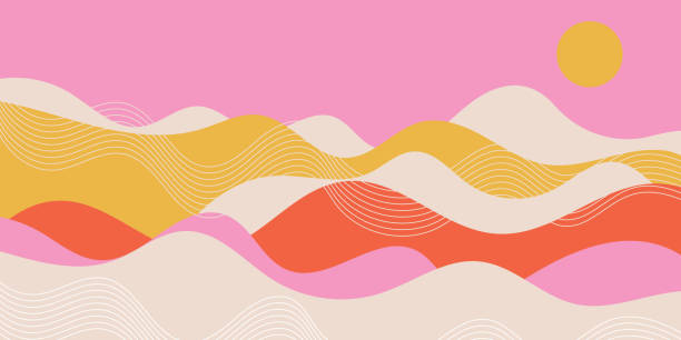ilustrații de stoc cu fundal abstract lichid multicolor gradient - cultura tineretului