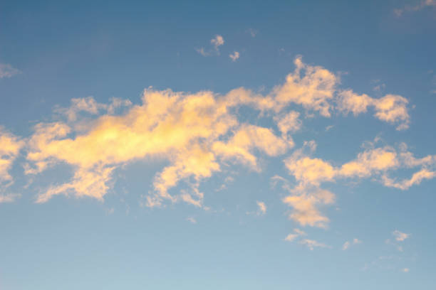 beautiful clouds at sunset. natural background