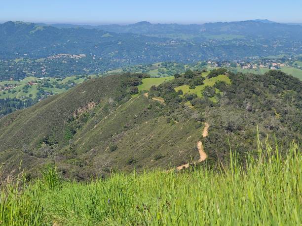 istock Wall Point trail in Mt Diablo State Park, California 2177031894