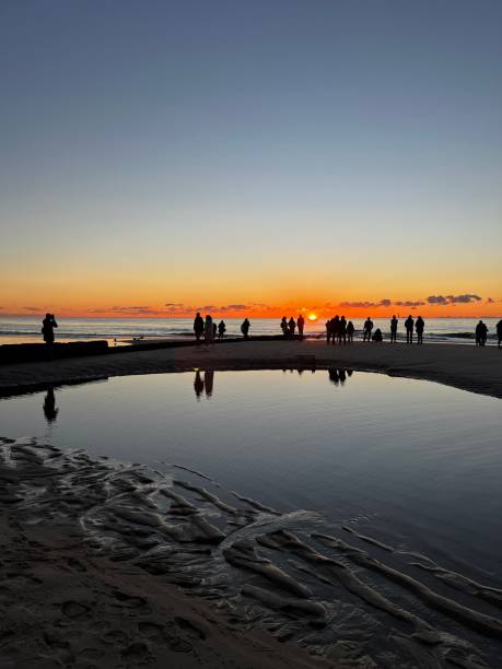 istock Beautiful, atmospheric sunset by the sea 2177032847