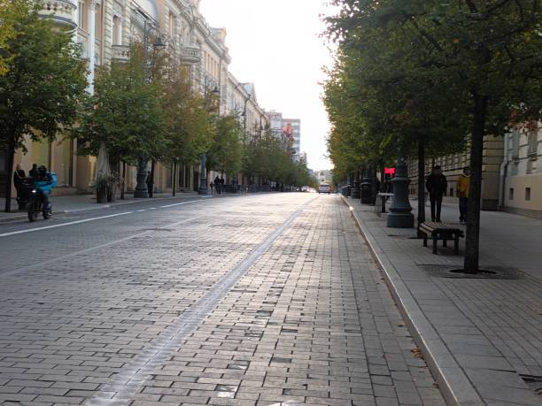 istock Center and Old Town streets in Vilnius, Lithuania 2177035260
