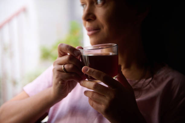istock Woman Enjoying a Cup of Tea 2177036512