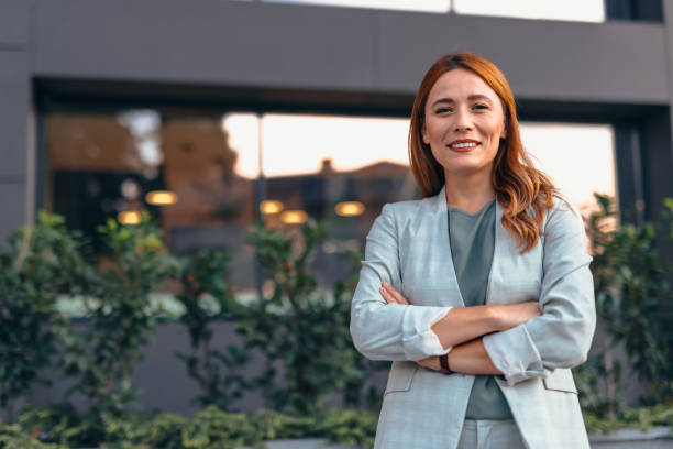 istock Confident Professional Woman Standing in an Urban Setting 2177045458