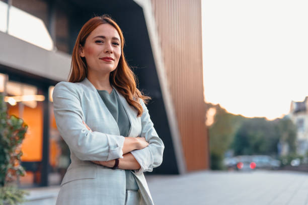 istock Confident Professional Woman Standing in an Urban Setting 2177045460