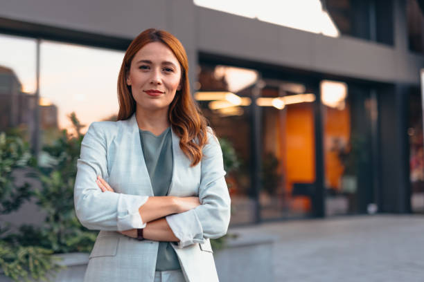 istock Confident Professional Woman Standing in an Urban Setting 2177045461