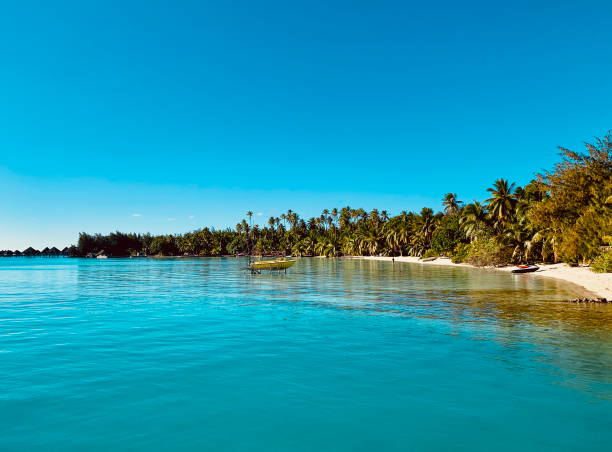 istock Secluded tropical beach in Bora Bora, French Polynesia 2177047351
