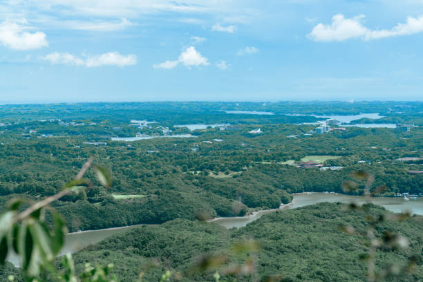 Spectacular views from the observation deck of Kashiwajima