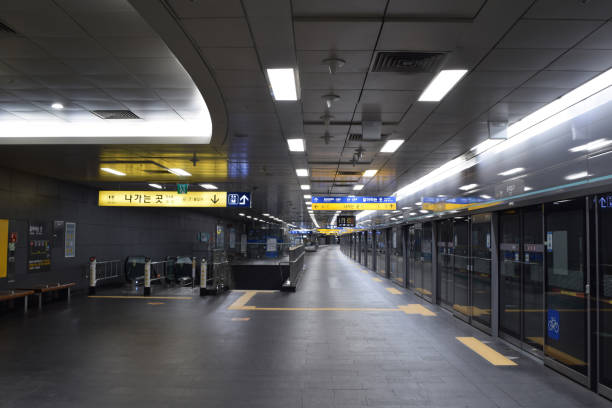 istock Subway platform of Seoul, South Korea 2177058852