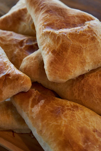 istock Traditional Asian food, Triangular puff pastry samosas. Fresh baked goods 2177059719