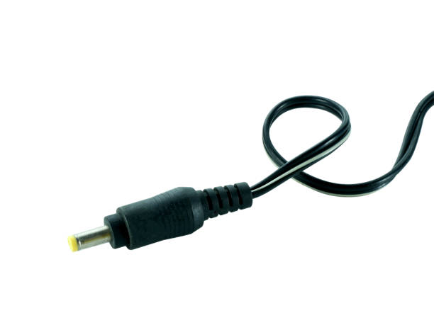 istock Power plug for electronic devices isolated on white background with clipping path. 2177059965