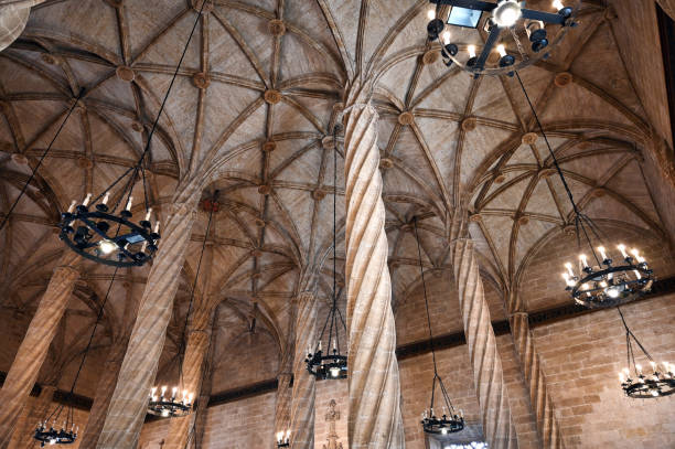 istock The Llotja de la Seda,silk market interior in Valencia 2177061795