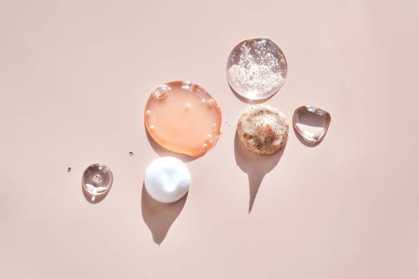 istock Several cosmetic products on a pink background. 2177069462