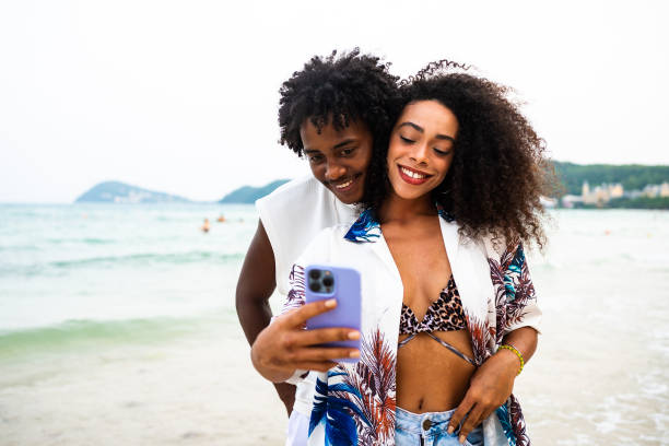 istock Taking a selfie at the beach 2177072299