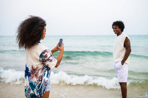 istock Taking  a photo at the beach 2177072325