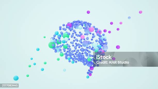 3d Render Of Artificial Intelligence Data Mining Deep Learning Ai Brain ...