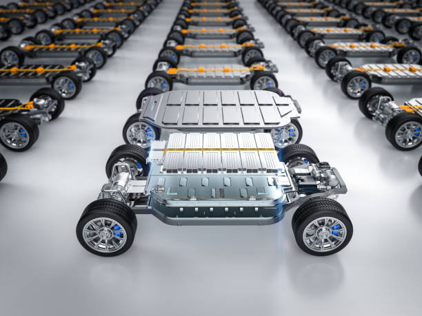 istock Exploded view of ev car or electric vehicle with battery pouch cells 2177087818