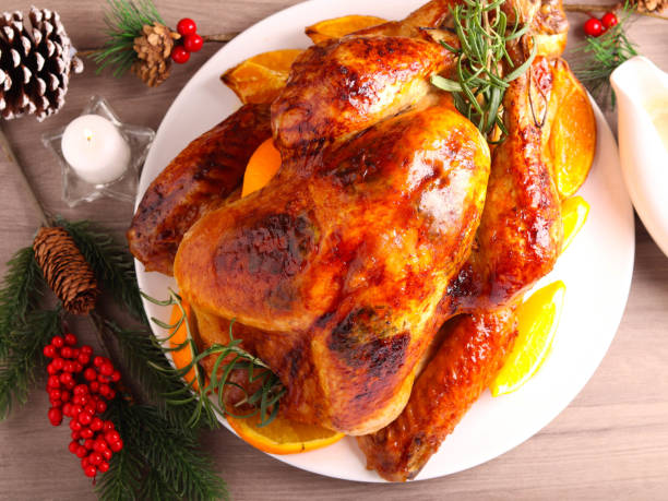 istock glazed spicy Christmas turkey 2177097207