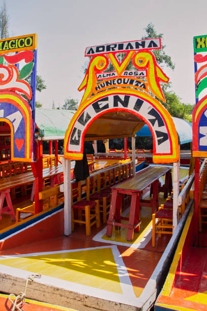 istock Vibrant Trajinera at Xochimilco 2177099982