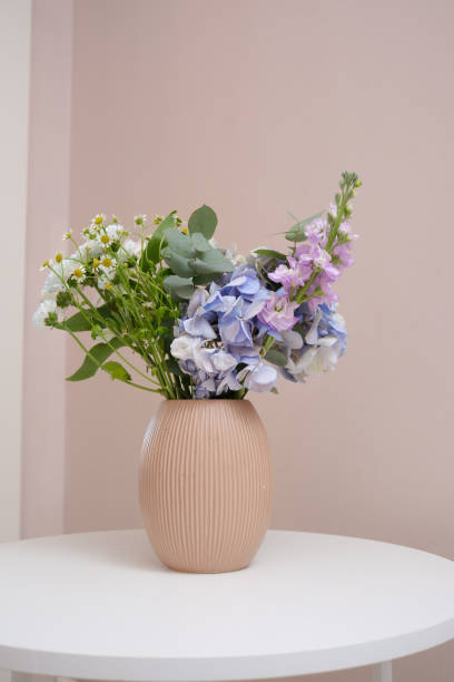 istock An Elegant Floral Arrangement Displayed Beautifully in a Minimalist Decorative Vase 2177100893