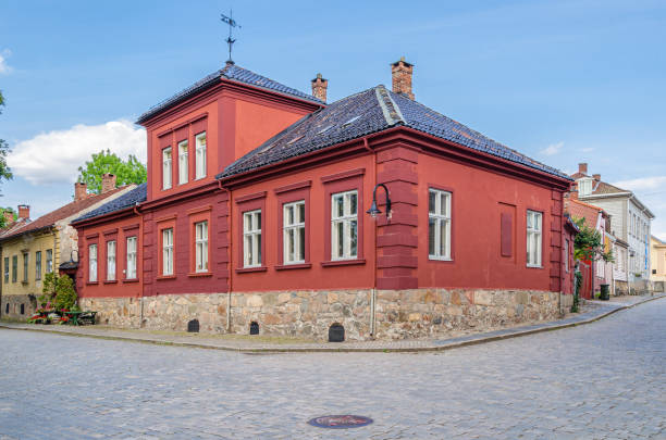 istock Architecture in the old town of Fredrikstad, Norway 2177105727