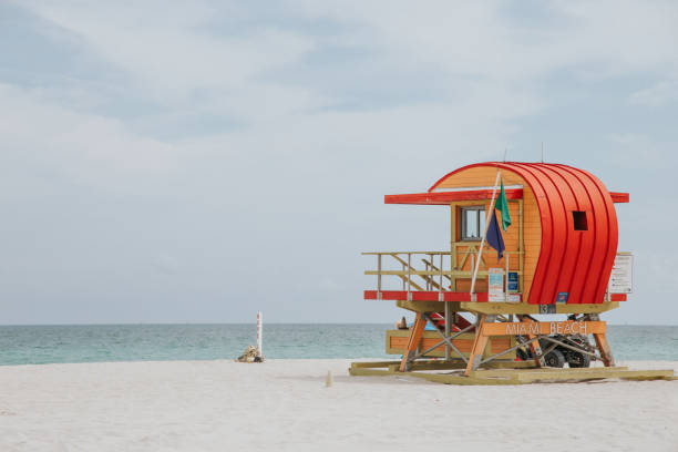 istock Art Deco District Lifeguard Stand 2177106227