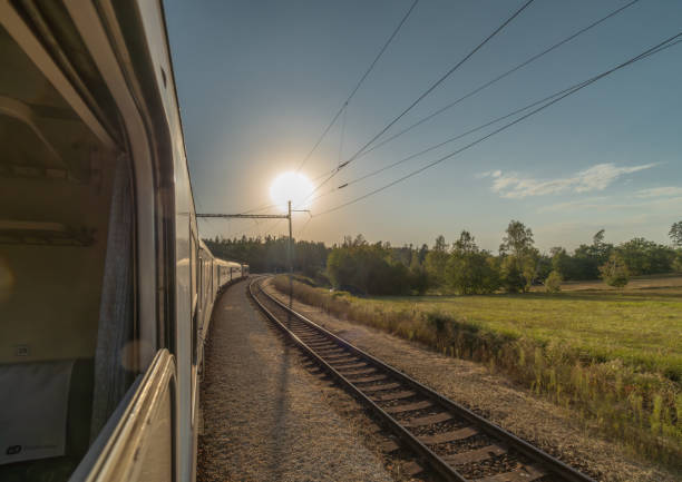 istock View from train opened window in fast train near Ceske Budejovice CZ 09 18 2024 2177119480