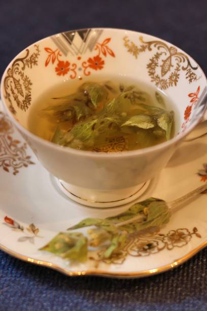 istock Greek mountain tea in a decorative cup 2177124618