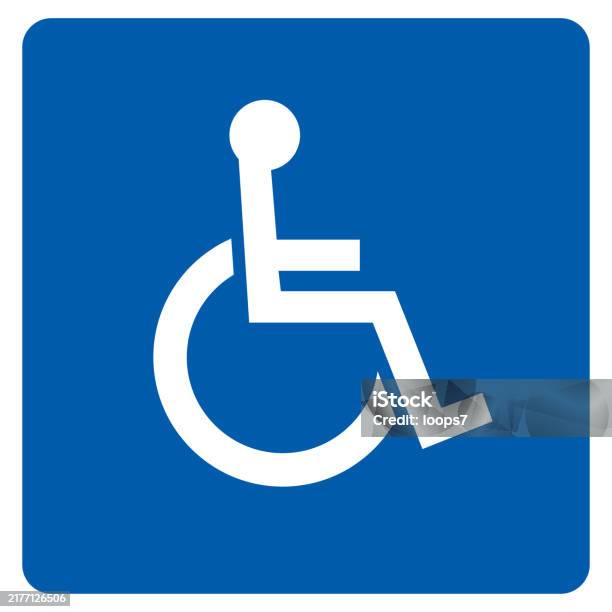 Handicapped Arabic Sign Handicap Accessible Sign Stock Illustration - Download Image Now ...