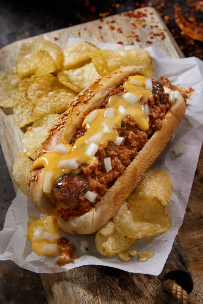 istock Grilled Chili Cheese Hot Dog 2177127395