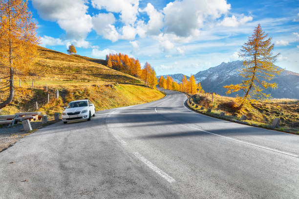 istock Gorgeous view of Grossglockner High Alpine Road at autumn. 2177127614