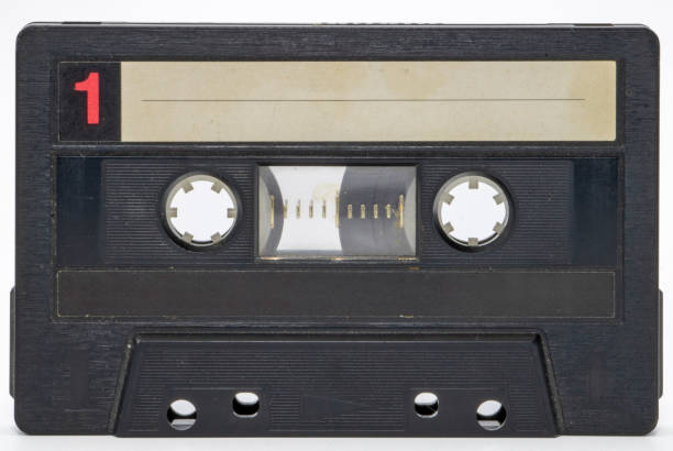 istock Close-up of a cassette isolated on white background 2177131557