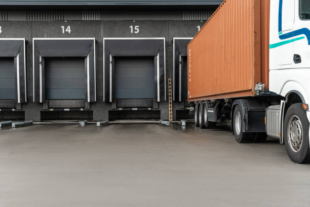 istock The outside of a working warehouse truck dispatch centre 2177134076