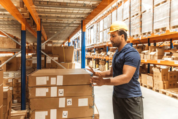 istock Handsome Pakistani male warehouse worker during his daily duties on site 2177134291