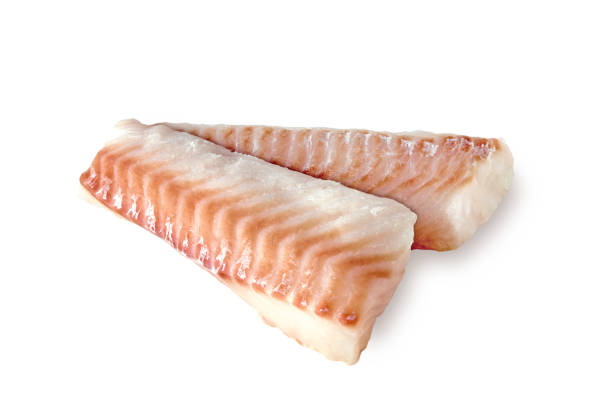 istock two pieces of frozen cod fillet isolated on white background 2177136328