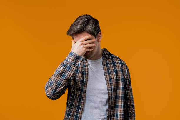 istock Disappointed sad man, Facepalm Gesture, Like No, I Forgot. Unhappy ashamed guy 2177138233