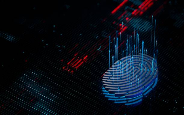 istock Phishing Cyber Security Fingerprint Ransomware Email Encrypted Technology, Digital Information Protected Secured 2177146914