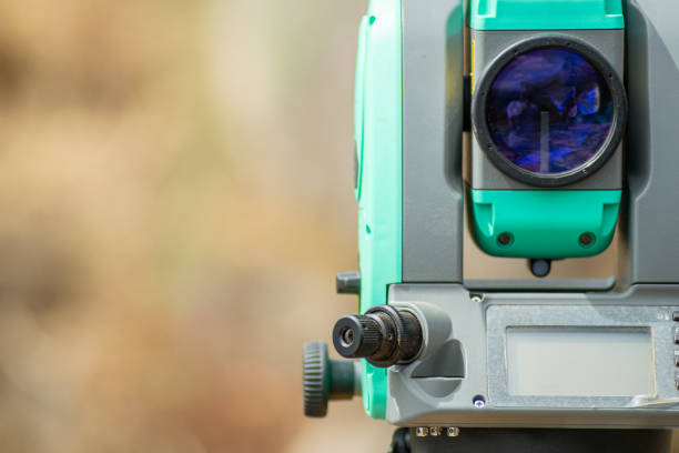 theodolite on a tripod