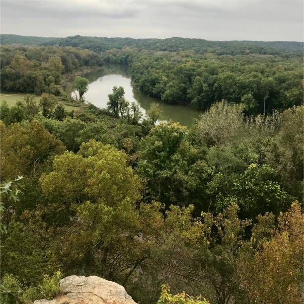 Meramec River, Missouri, Aerial View - 1