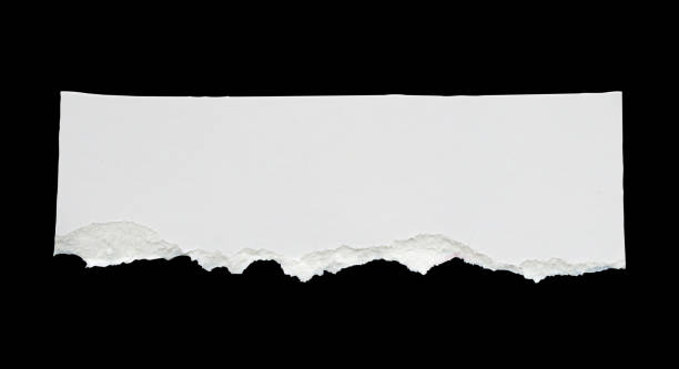 istock White ripped paper torn edges strips isolated on black background 2177155061
