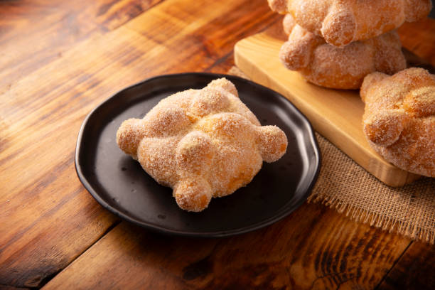 istock Bread of dead mexican pan de muerto 2177156632