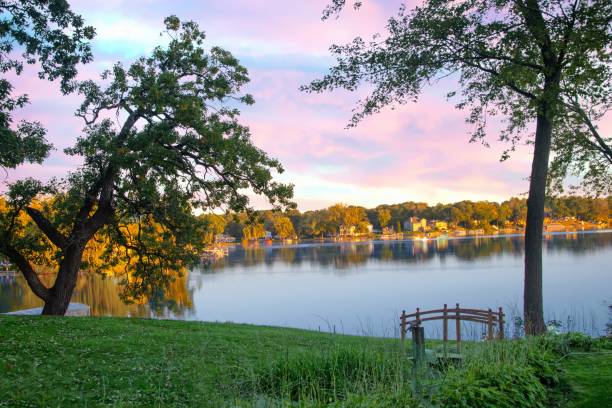 istock Small Lake at sunrise-Central Wisconsin 2177165740