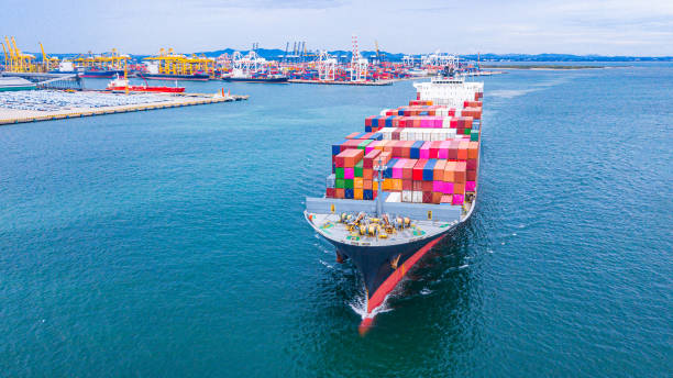 istock Container ships transport containers for international export and import. 2177172324