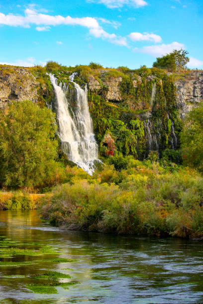 Spring in Thousand Springs State Park in southern Idaho