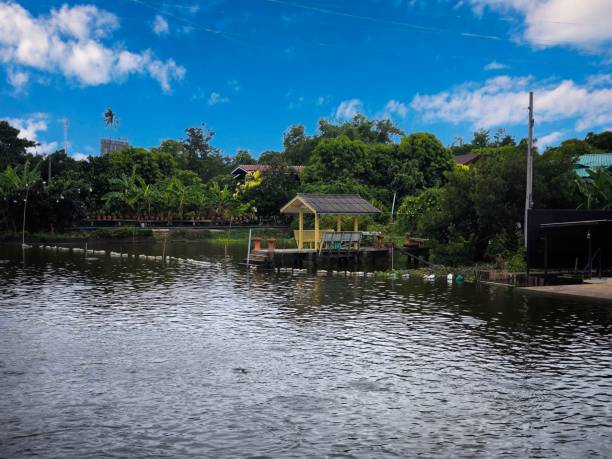 istock A pavilion on the lakeshore a resting place for visitors created 2177179898