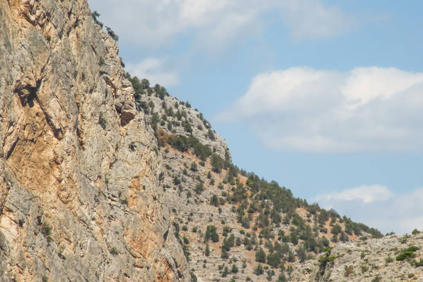 Harmankaya Canyon, Bilecik, Turkey. Harmankaya Canyon is located in Harmankaya Nature Park. Magnificent natural scenery, hills and rocks in which the canyon is located.