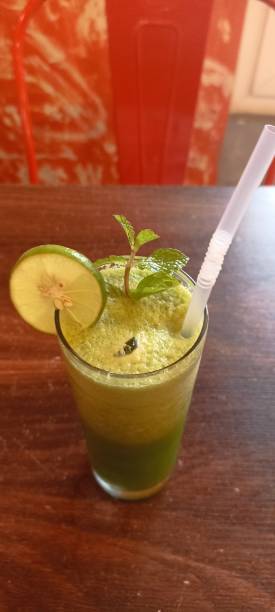 istock cholesterol kick drink made from cucumber, apple and bokchoy 2177186459