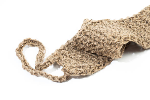 istock natural washcloth isolated on white background 2177187072